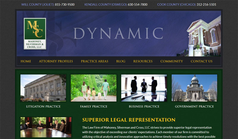 Corporate Lawyer Web Design
