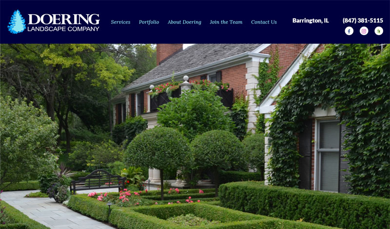 Landscaping Company Web Design, Tim Wallace Landscape Supply