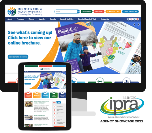Award Winning Park District Website Design