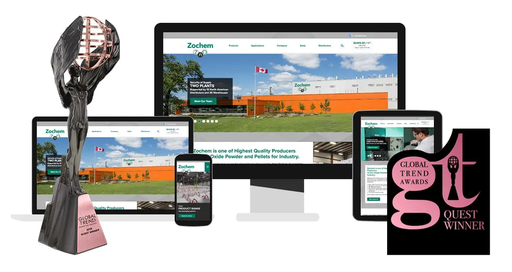 Award Winning Manufacturing Website Design