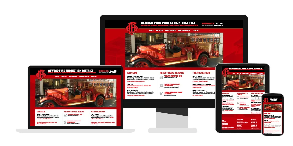 fire district web design