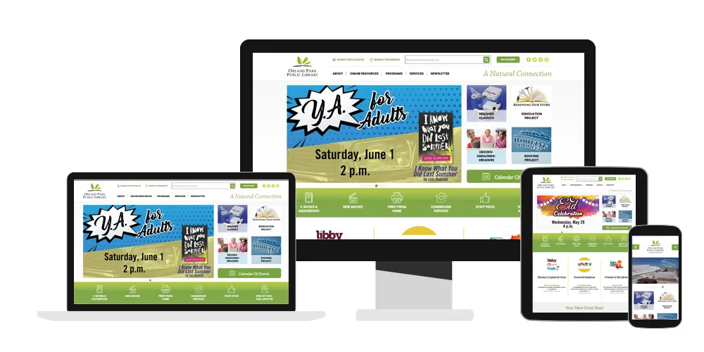 library website features