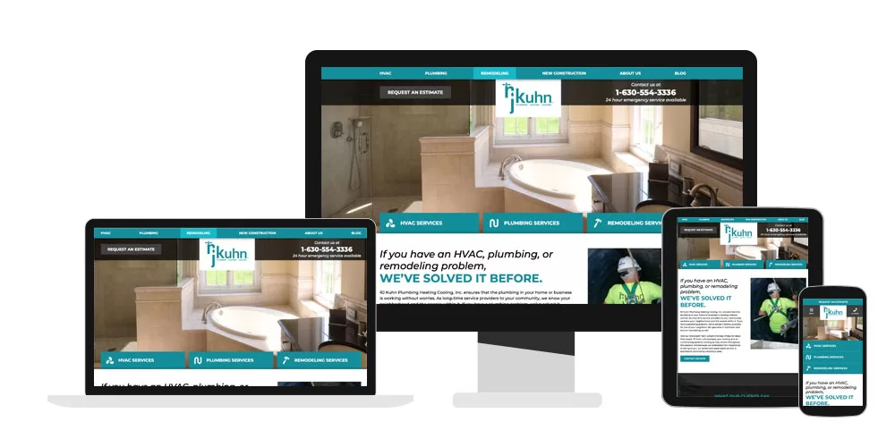 plumbing company web design