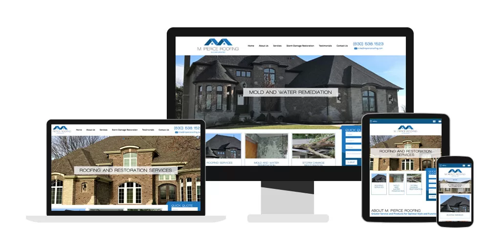 roofing contractor web design