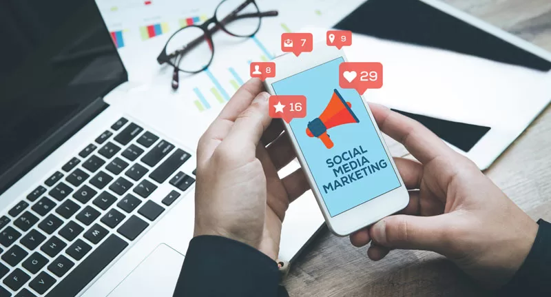 social media marketing business website