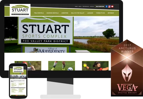 sports facility web design