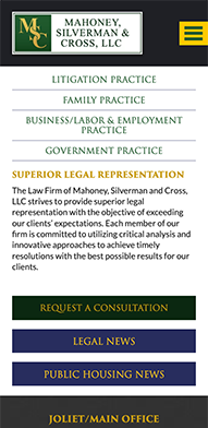 Lawyer Mobile Website Design